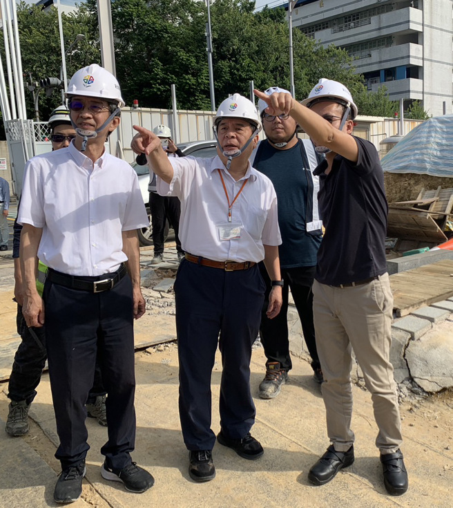 中和錦和運動公園停車場力拚明年初完工。圖/新北市政府提供