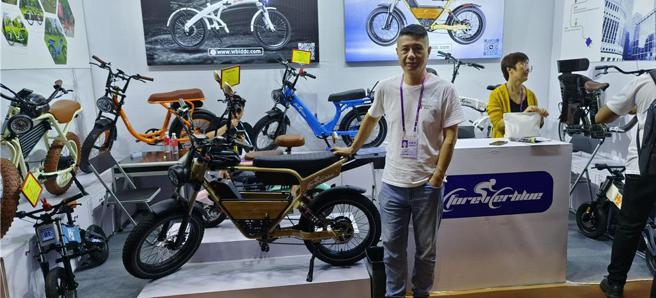 久蓝电动科技（无锡）总经理张晓东。（图／苏崇恺）