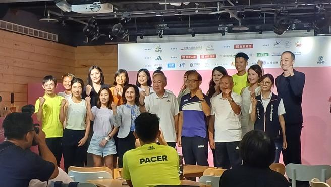 2024台新女子路跑正式启动。（陈筱琳摄）