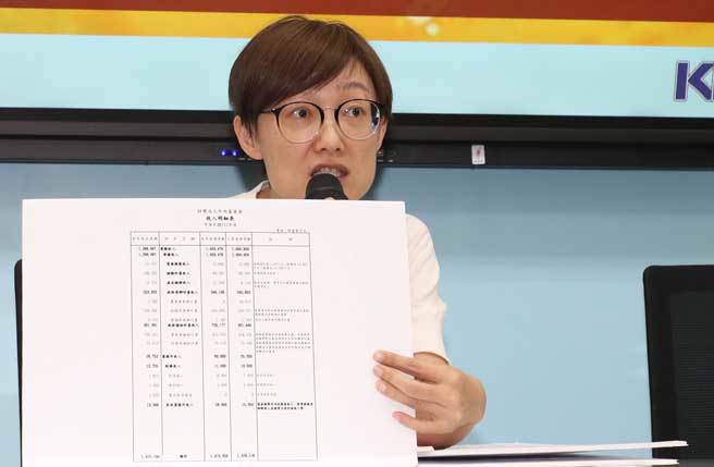 国民党立法院党团副书记长吴怡玎。（刘宗龙摄）