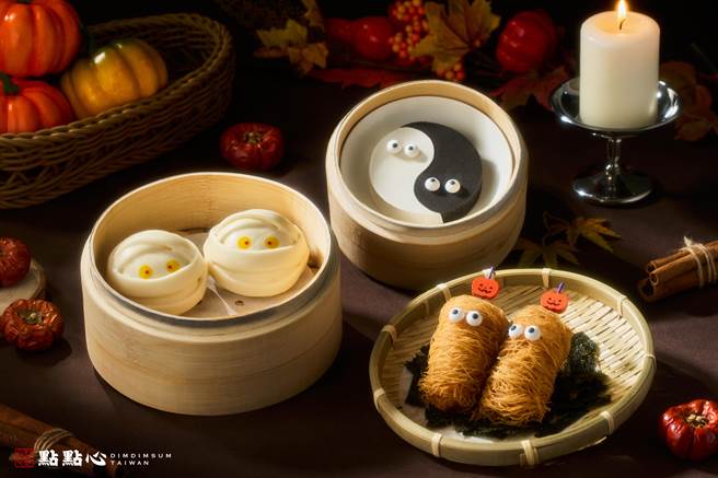 台茂购物中心馆内的点点心也推万圣限定餐点顺应节庆。（台茂购物中心提供／朱世凯台北传真）