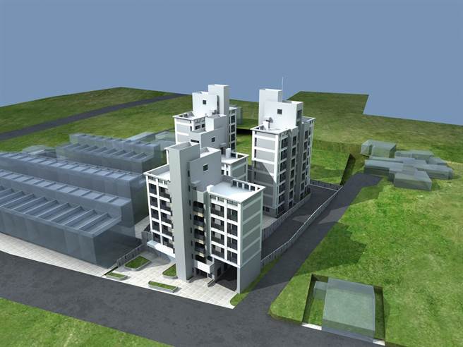 南投縣位在南投市文化路上的首座1期45戶青年住宅將在11月底完工，明年銷售。南投縣政府提供