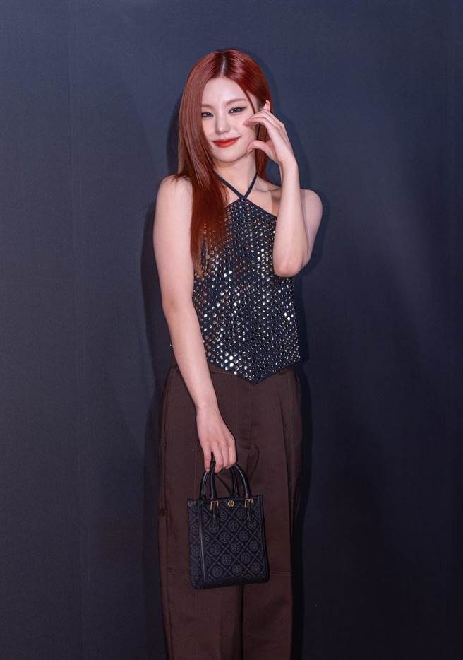 ITZY隊長Yeji首度以個人身份出席海外活動。（吳松翰攝） 