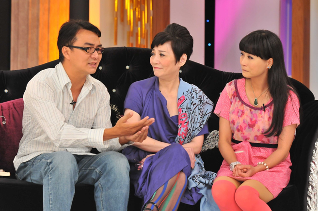 马妞过去曾和冯光荣上张小燕节目和解。（图／中时资料照片）