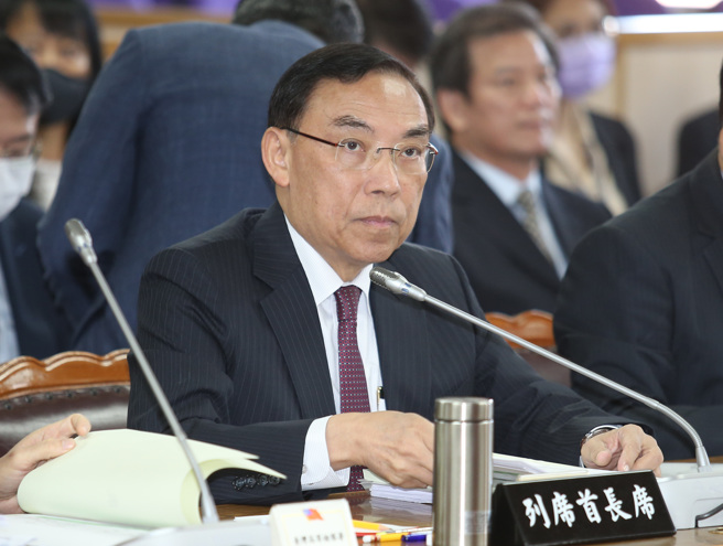 法務部長蔡清祥19日前往立法院司法及法制委員會備詢。（姚志平攝）
