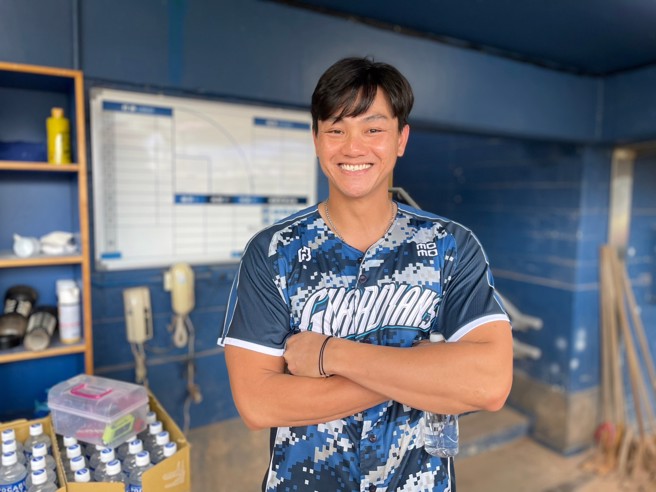 富邦悍將江少慶。（資料照，毛琬婷攝）