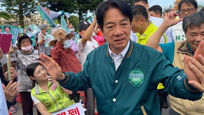 民进党总统参选人赖清德今（19日）下午到宜兰参加后援会暨信赖台湾之友会分会成立大会。（吴佩蓉摄）