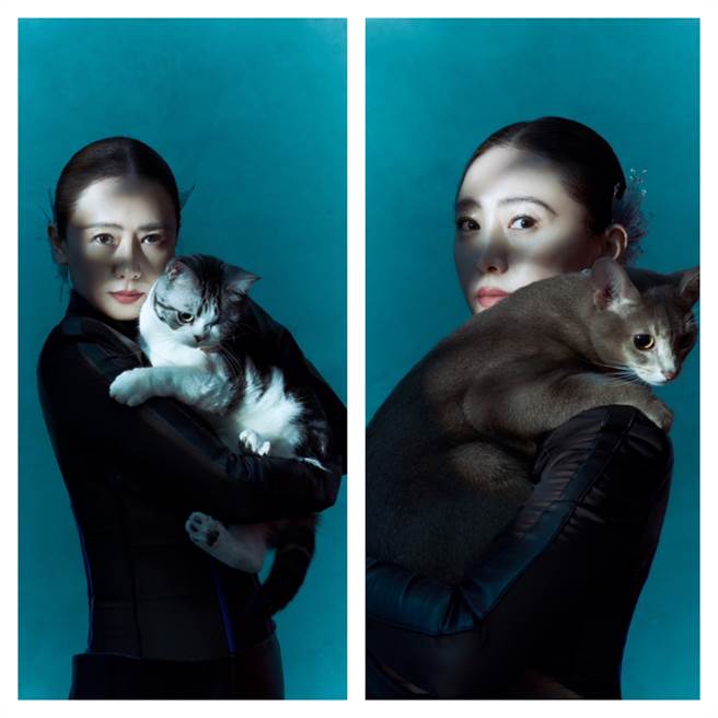 翁虹拍攝時尚大片。（翁虹提供） 