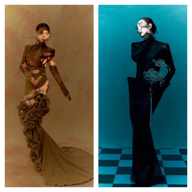 翁虹拍攝時尚大片。（翁虹提供） 