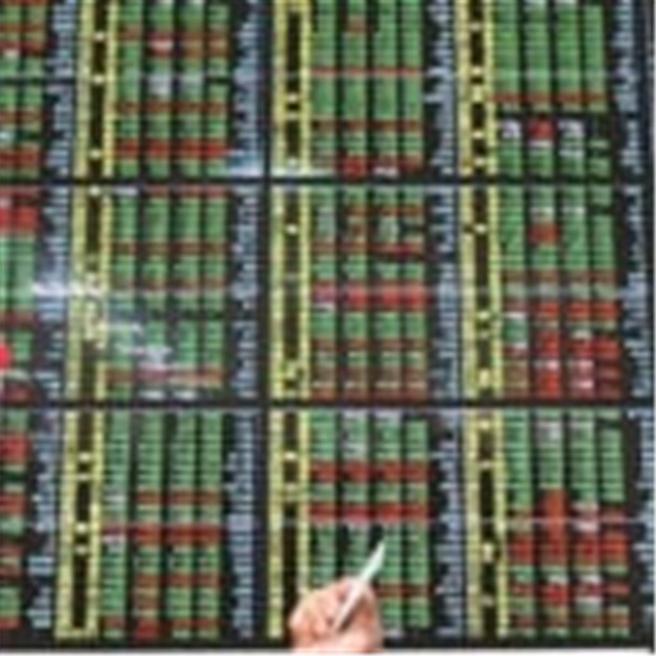 台指期20日早盘修正百点。图／本报资料照片