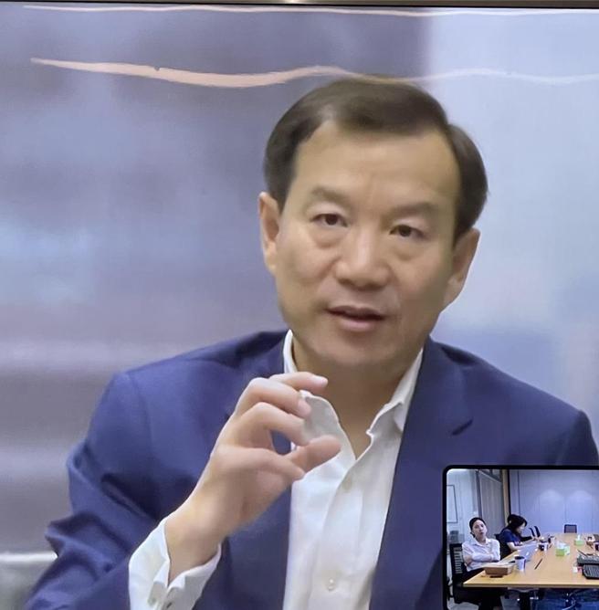 貝萊德系統化主動投資團隊聯合投資長暨負責人Jeff Shen （照＼黃惠聆攝自視訊會議）