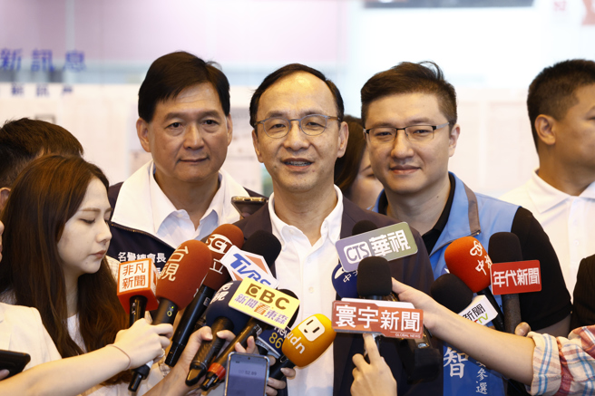 朱立伦20日受访画面。(国民党提供)