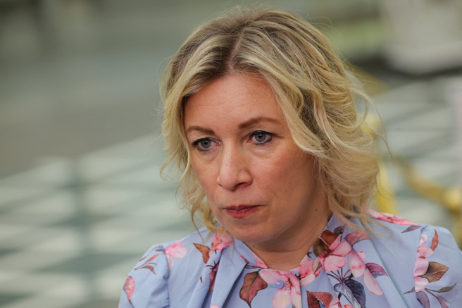 俄罗斯外交部发言人沙卡洛娃（Maria Zakharova）今天表示，美国总统拜登在演说中称援助乌克兰和以色列是「投资」，暴露出他见利忘义的态度。（图/路透社）
