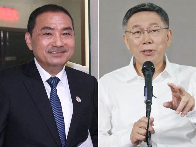 国民党总统参选人侯友宜（左）、民眾党总统参选人柯文哲（右）是否合作，各界高度关注。（合成图／中时资料照）