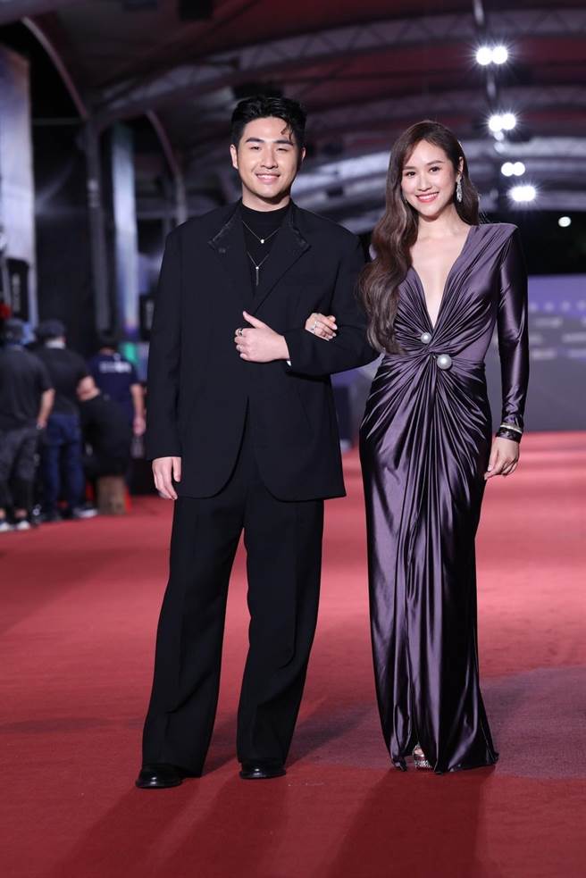 吳姍儒今帶弟弟鹿希派一起走紅毯。（中時攝影中心攝）