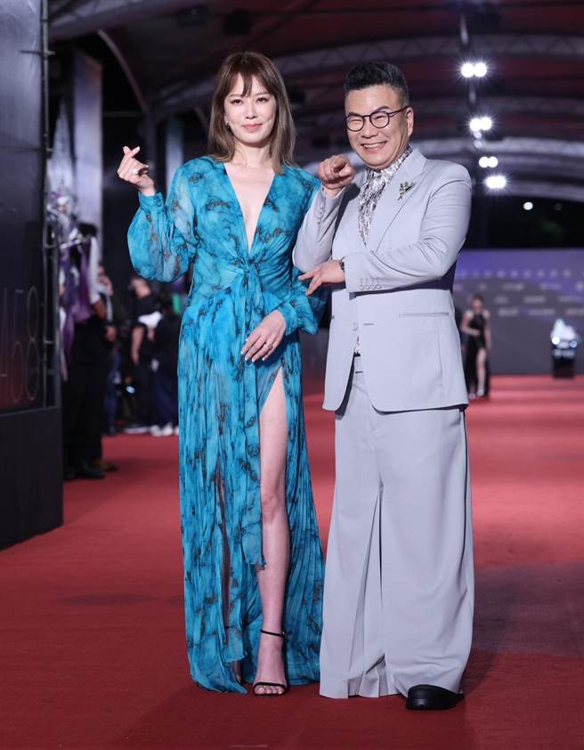 Melody殷悦（左起）、沈玉琳以《11点热吵店》入围金钟奖综艺节目主持人奖。（粘耿豪、陈俊吉、罗永铭摄）