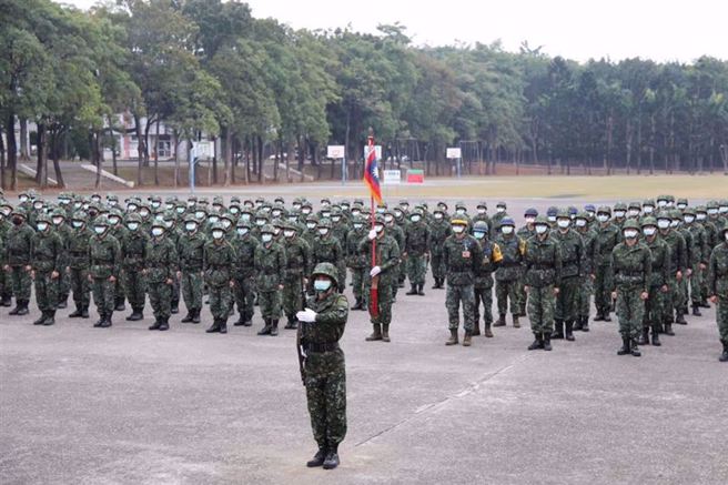 257旅新訓開訓資料照片。(中時資料庫)