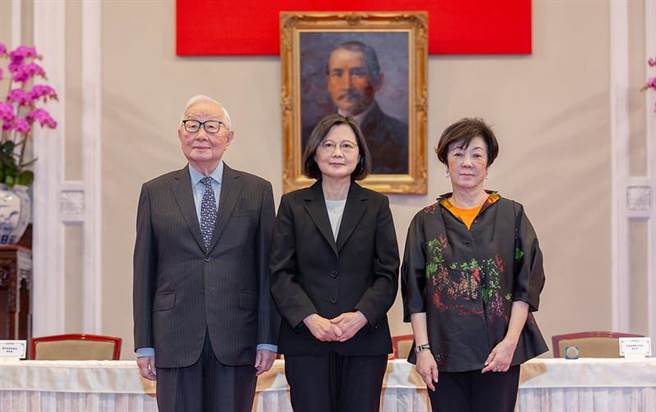 總統宣布邀請台積電創辦人張忠謀擔任我國APEC領袖代表。（總統府提供／游念育台北傳真）