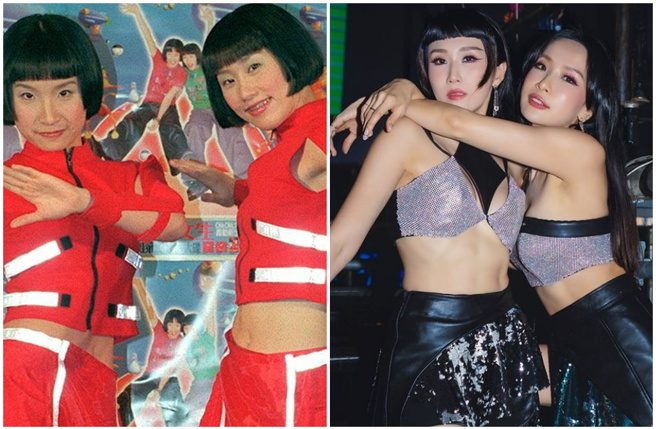 中国娃娃如今火辣样貌曝光，与刚出道时的模样相差甚远。（图／中时资料照片、hwahwa_chinadolls IG）