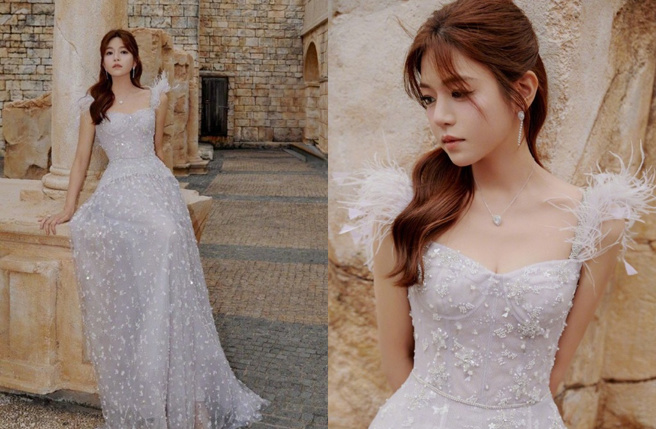 陈妍希状态绝佳。（图／取自陈妍希微博）