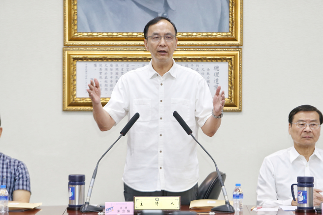 國民黨主席朱立倫。（資料照,杜宜諳攝）