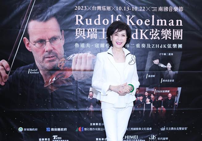 白嘉莉保養得宜。（陳俊吉攝）