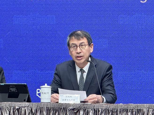 行政院發言人林子倫。（資料照，黃婉婷攝）