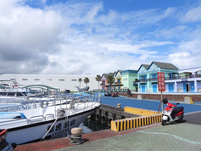 花莲海洋资源丰富，吸引观光休閒渔业如赏鲸业发展。（罗亦晽摄）