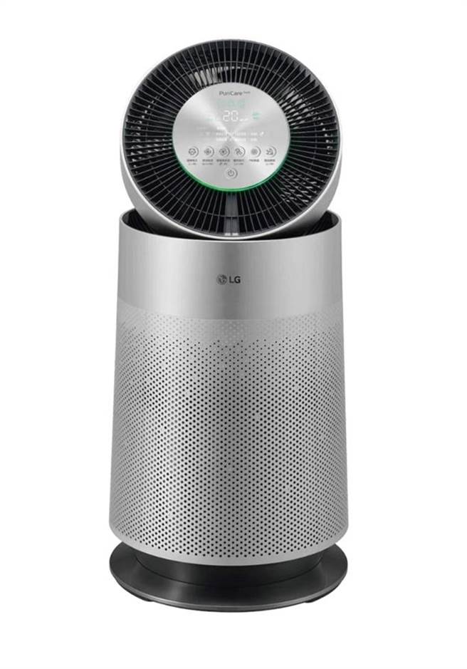 Global Mall桃园A8推培芝家电「LG PuriCare 360°空气清净机宠物功能加强版」，原价2万6800元、特价2万900元。（Global Mall提供／朱世凯台北传真）
