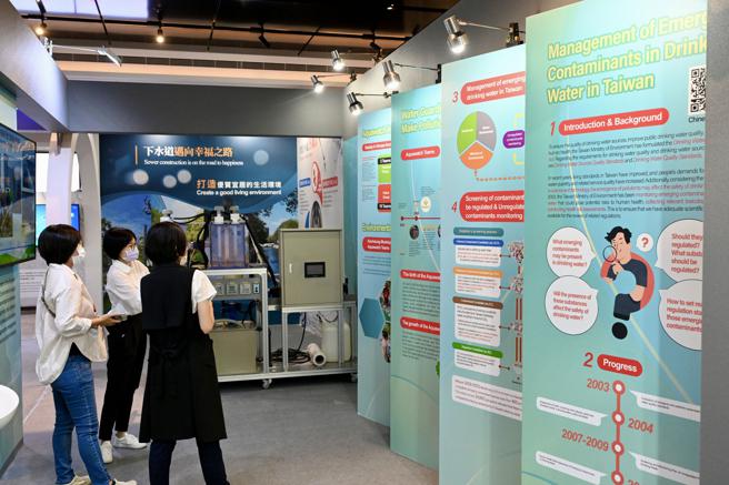 國際水協會針對水議題舉辦展覽會。（圖片來源：高雄市政府提供）