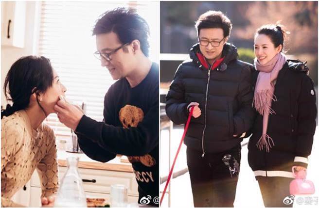 章子怡和汪峰曾一起参加婚恋综艺节目。（图／翻摄自微博）