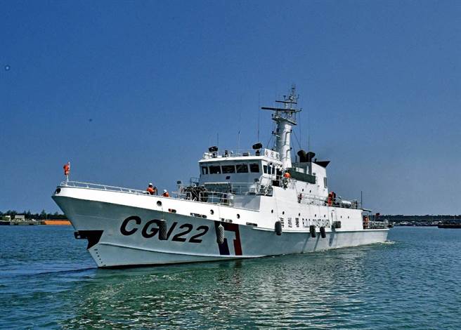 海巡署艦隊分署所屬的南投艦。（海巡署艦隊分署提供／張志康基隆傳真）