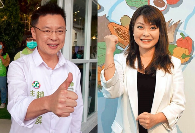 赵天麟(左)惊爆外遇丑闻，高雄市现任立委选情恐将受到陈美雅(右)的严厉挑战。（合成图／资料照、柯宗纬摄）