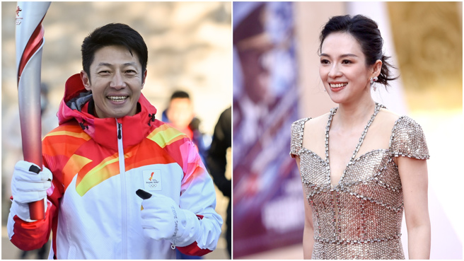 撒贝寧（左）、章子怡。（图／新华社、中新社）