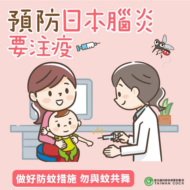 苗栗县政府卫生局呼吁民眾注射日本脑炎疫苗以防范感染。（苗栗县卫生局提供／谢明俊苗栗传真）