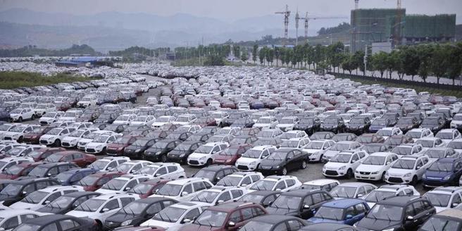 市場調研機構Canalys估計，中國今年全年汽車出口量540萬輛，成全球最大汽車出口國。圖／中新社