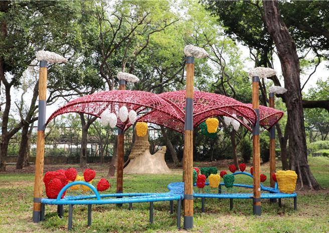 2023「再。嘉义－乡村艺术行动」主题艺术节10月28日至11月19日在嘉义县朴子艺术公园盛大开展。（吕妍庭摄）