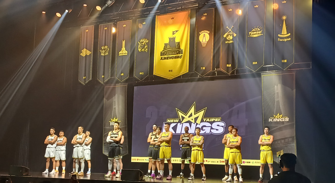 新北國王開季記者會宣示爭取冠軍、榮耀新北的決心。（陳筱琳攝）