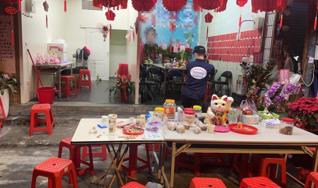 案发现场。（图 / 中时资料照）