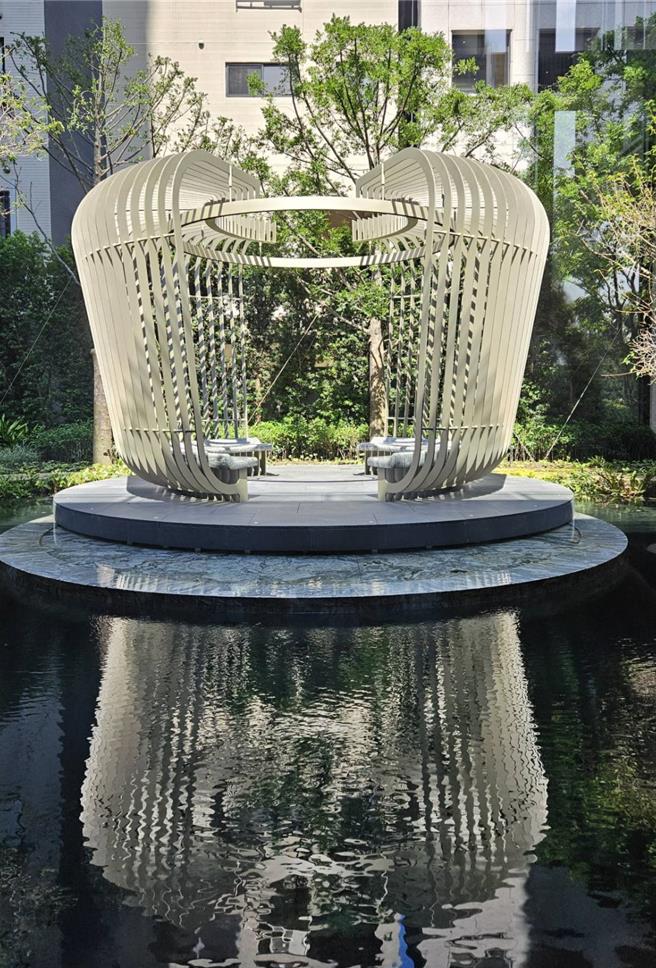 「精锐Garden One」设计具国际观。（王莫昀摄））