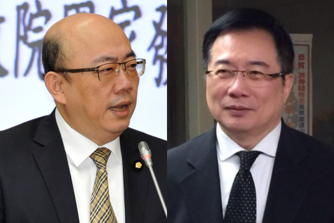 前立委蔡正元（右）、郭正亮（左）被指列入民眾黨不分區，柯辦主任周榆修回應，聞所未聞，內部工作沒有討論過。（合成圖／中時資料照、蔡正元臉書）