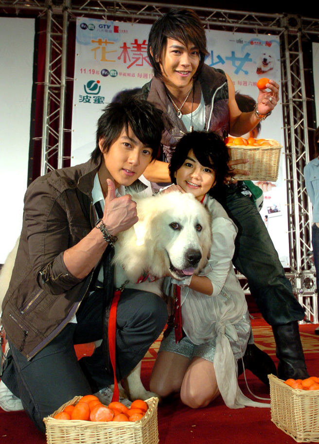 陈嘉桦、吴尊、汪东城是台版《花样少年少女》主要演员。（图／中时资料照）