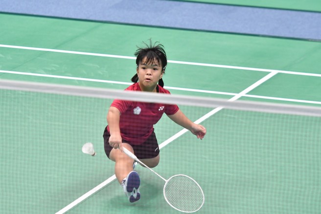 吳于嫣克服身高限制，在杭州亞帕運女單SH6級獲得1面銅牌。（體育署提供）