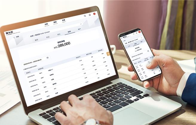 永丰金证券推出台美双市场存股股利查询，每一檔股票配息一目了然。（永丰金证券提供）