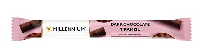7-11巧克力大赏主推「Millennium提拉米苏风味黑巧克棒」，39元。（7-11提供／朱世凯台北传真）