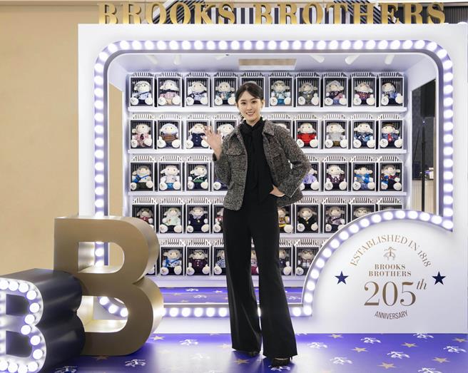 邱偲琹出席時尚活動自曝非常緊張。（Brooks Brothers提供／林欣儀台北傳真） 