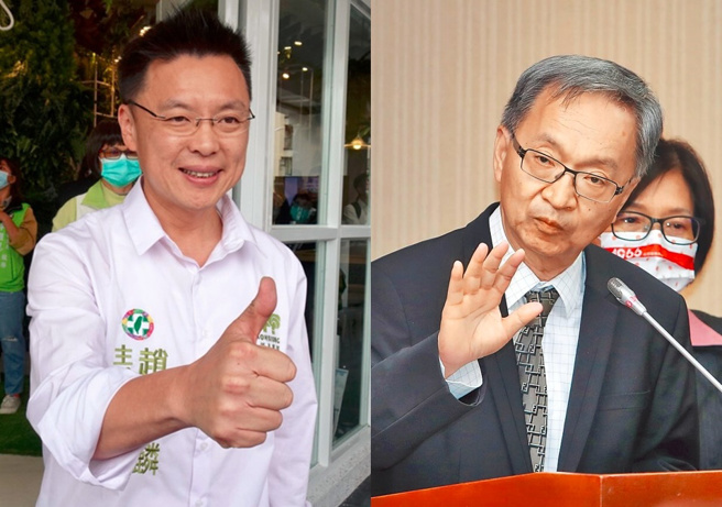 赵天麟(左)陆籍小三透过医美及健检名义来台，卫福部长薛瑞元(右)说法被质疑护航。（合成图／中时资料照）