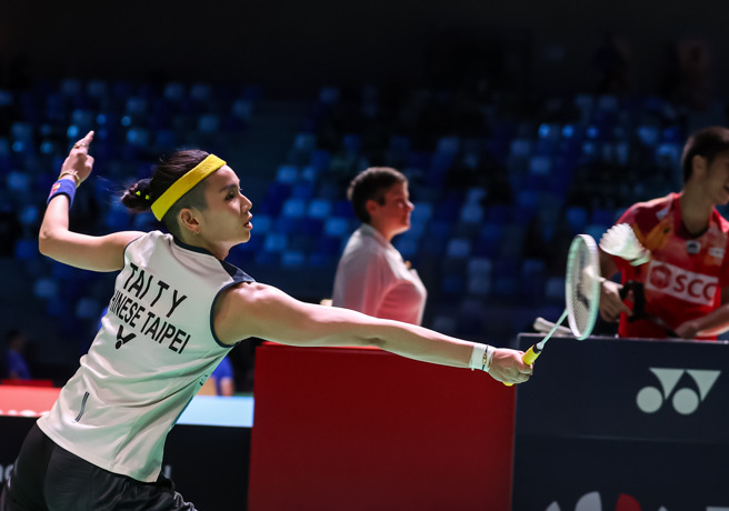 戴资颖在法国羽球公开赛晋级8强。（Badminton Photo提供）