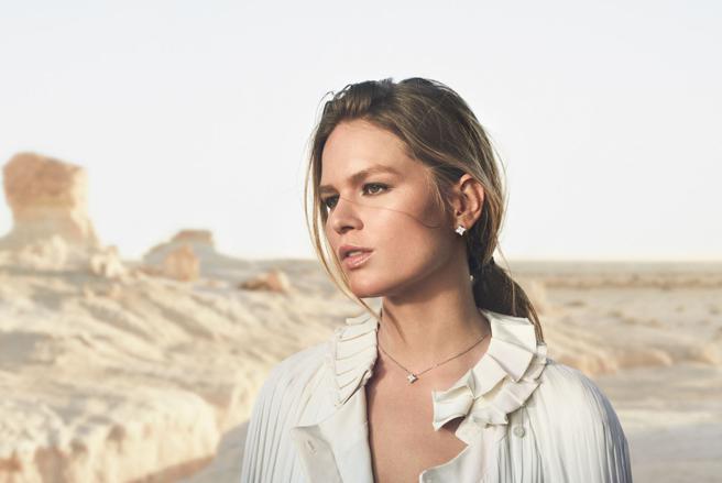 LV Diamonds系列珠寶款式百搭中性，全球只有4個地區販售，台北即是其一。（Louis Vuitton提供）