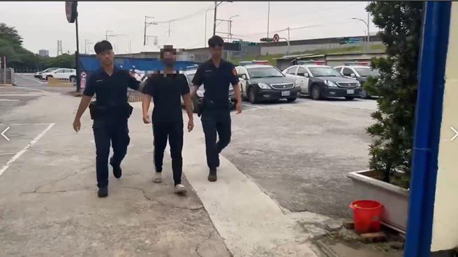 警方今日上午通知郭男到案，訊後依恐嚇、傷害、妨害名譽、毀損等罪嫌函送。（新北市新莊警分局提供／呂健豪新北傳真）